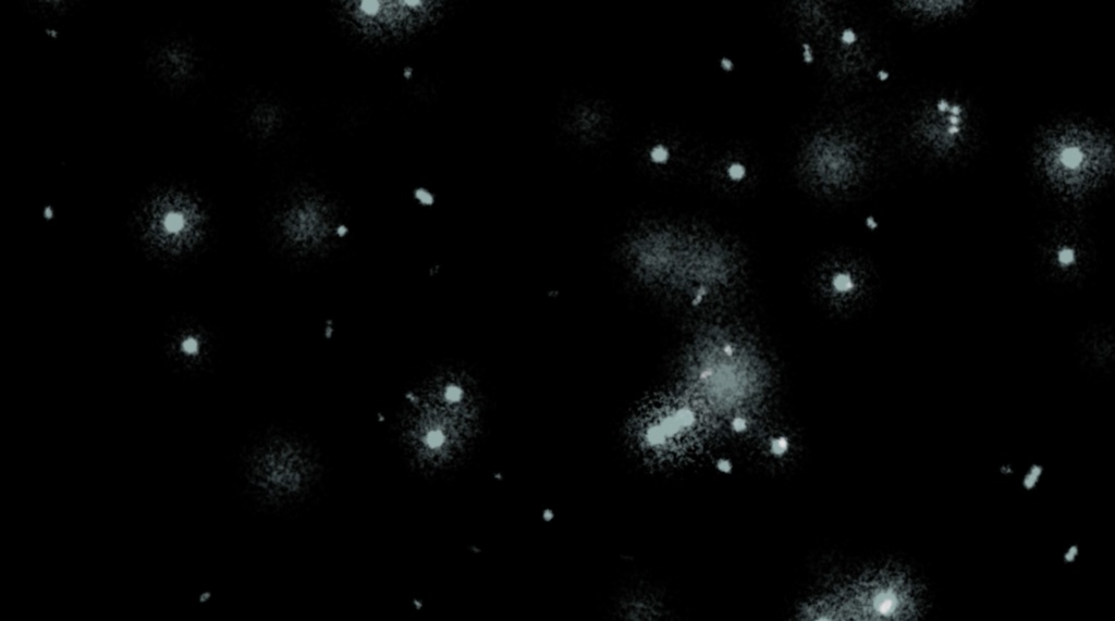 仄暗いパーティクル素材