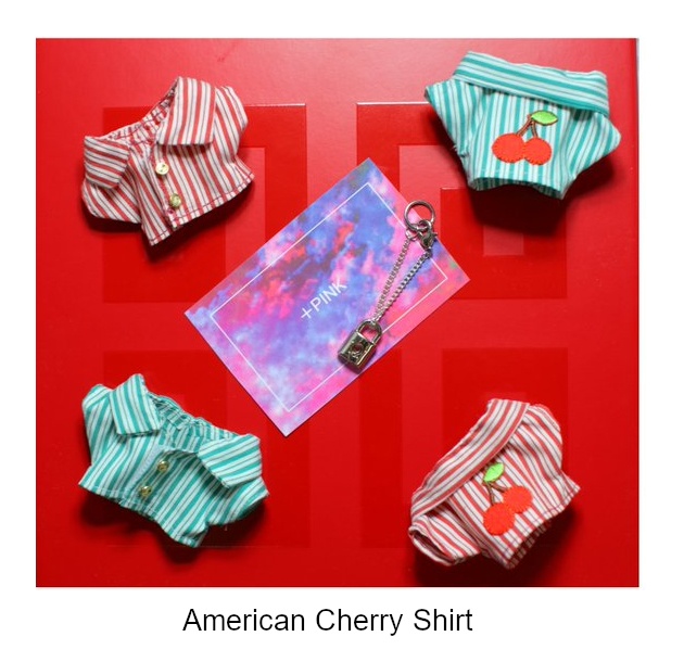 【ぬい服】アメリカンチェリーシャツ