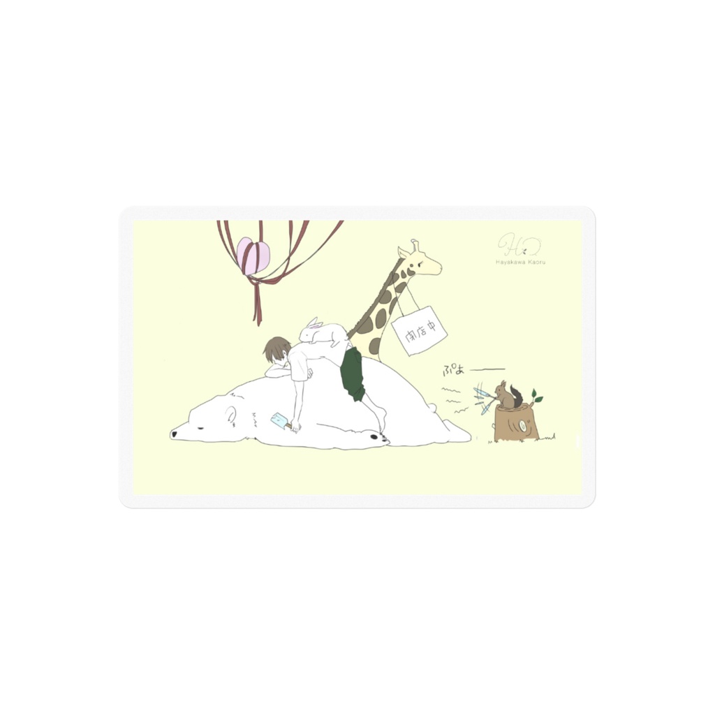 Animalsステッカー