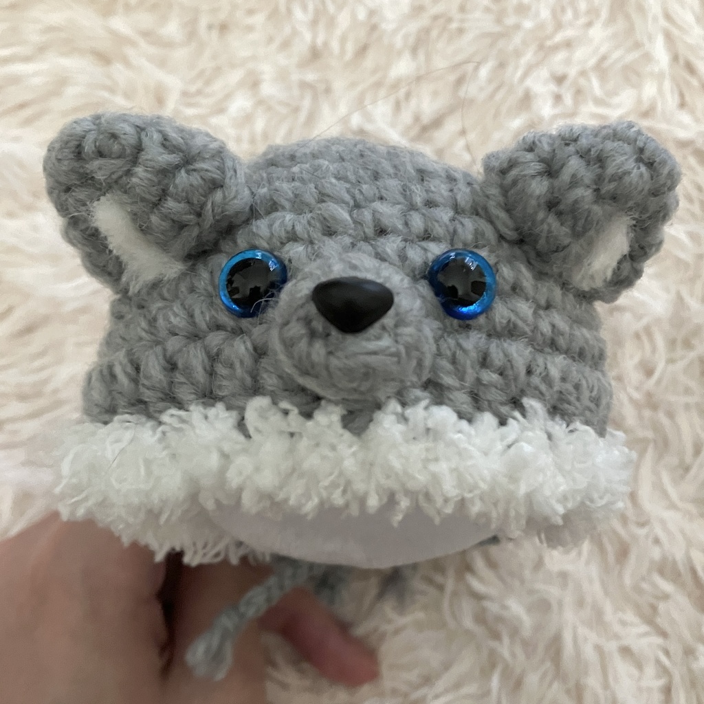 あみぐるみ服 オオカミ ぬい服