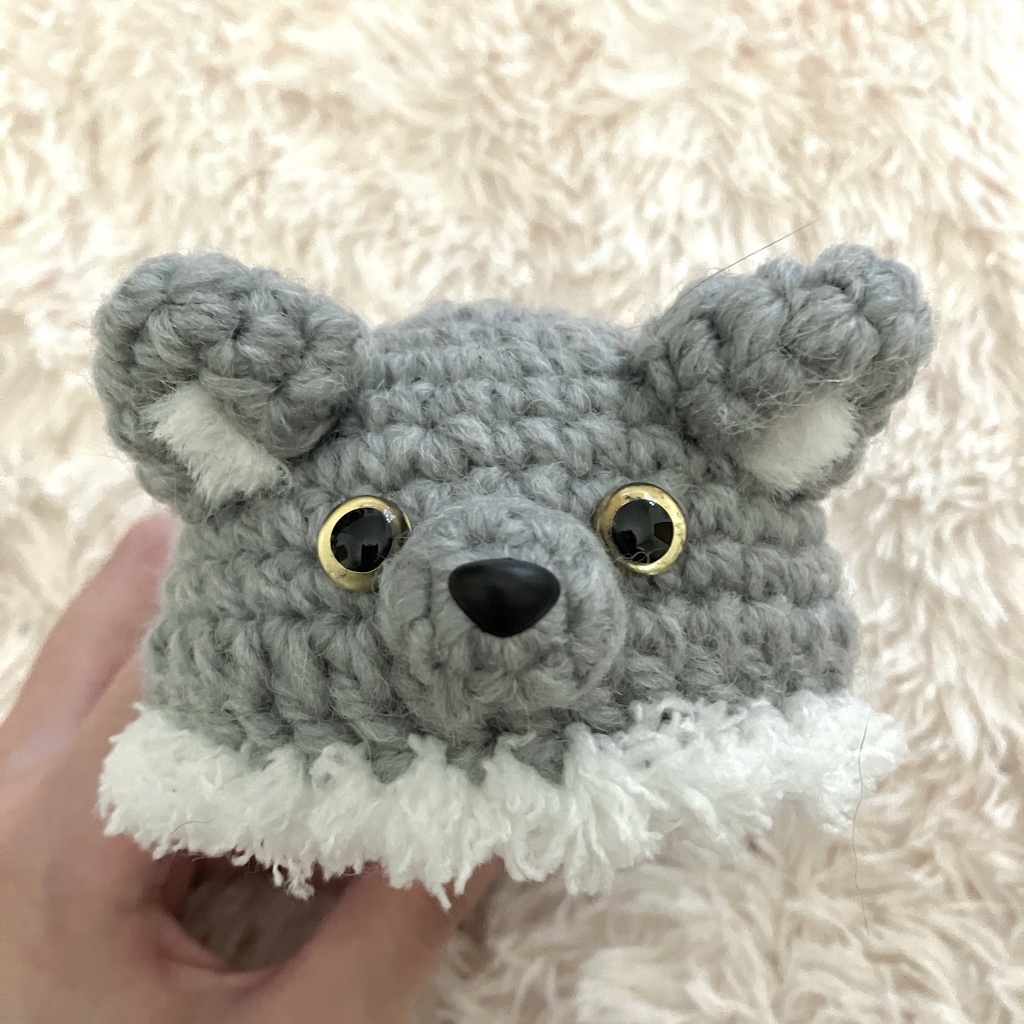 あみぐるみ服 オオカミ ぬい服