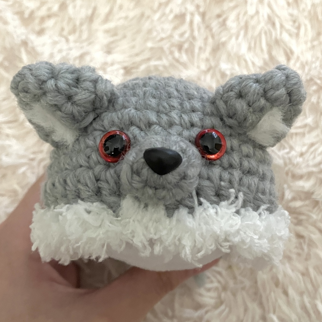 あみぐるみ服 オオカミ ぬい服