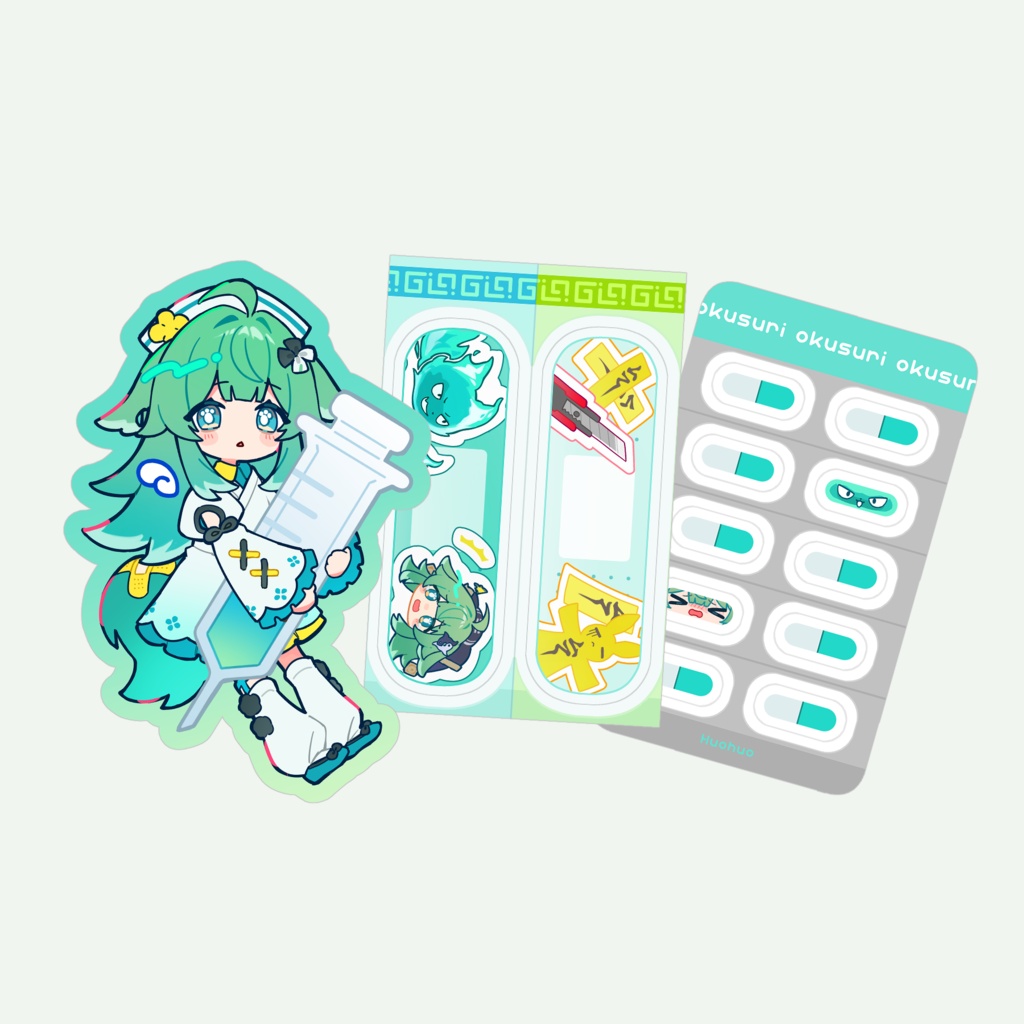 【フォフォ】ステッカー+クリアシールセット