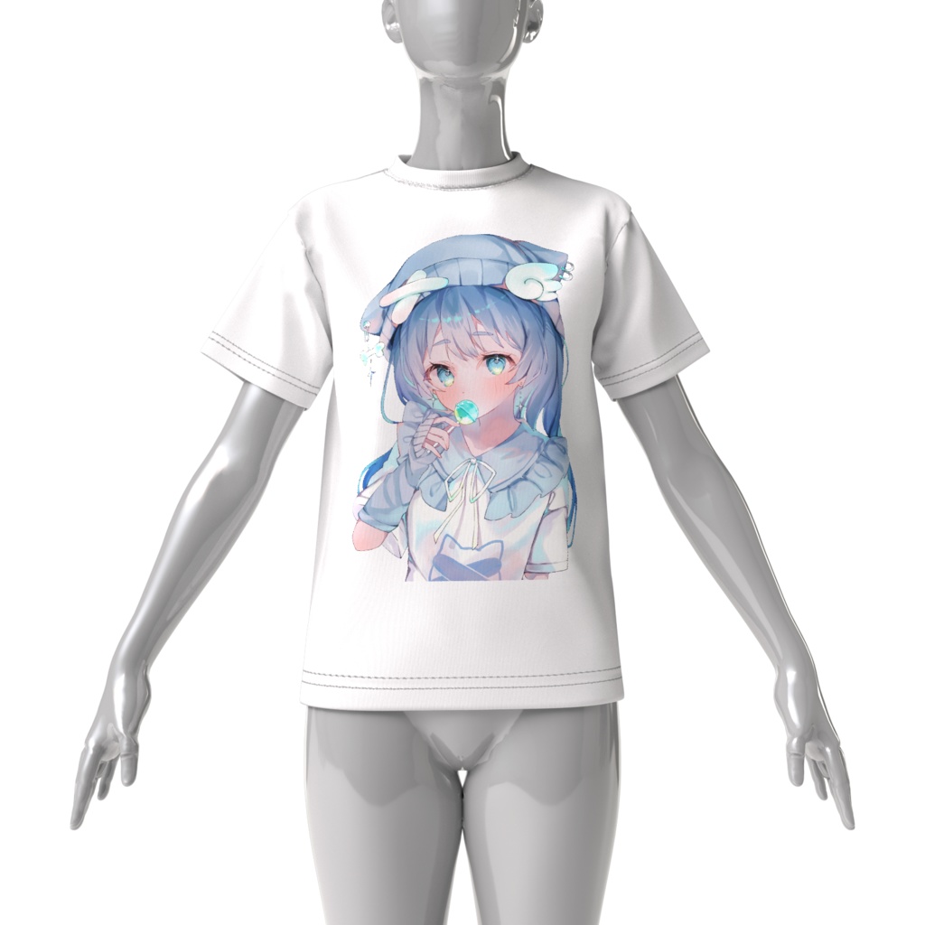 飴丸でがでがTシャツ