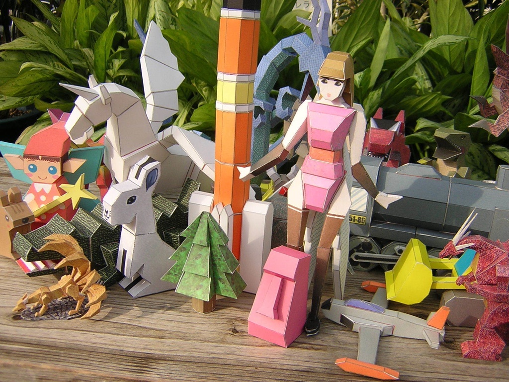 Digital PaperCraft "SHIRYU"(Paper Dragon)