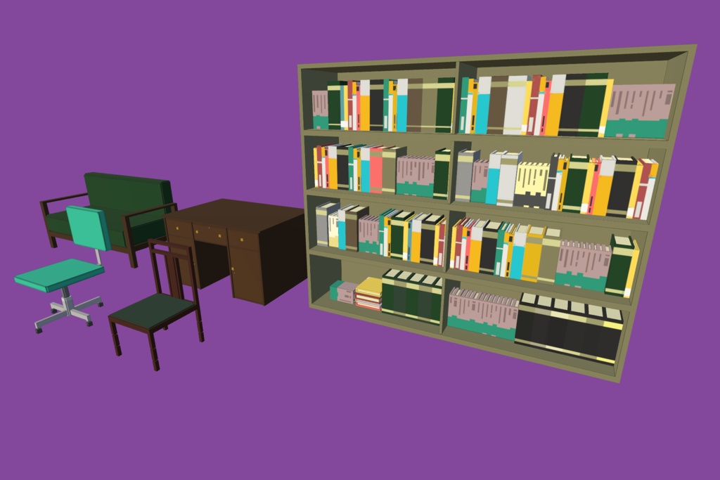 【VRChatワールド】ボクセルレトロな部屋 / Voxel Retro Room