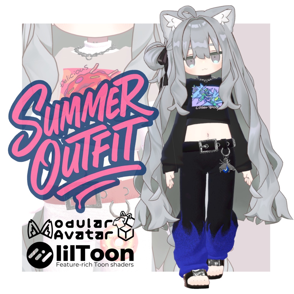 【キプフェル/まめひなた対応】STREET SUMMER OUTFIT.