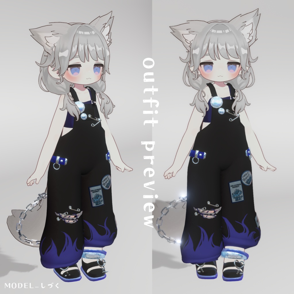 【キプフェル&まめひなた対応】Punk Nyan Gear