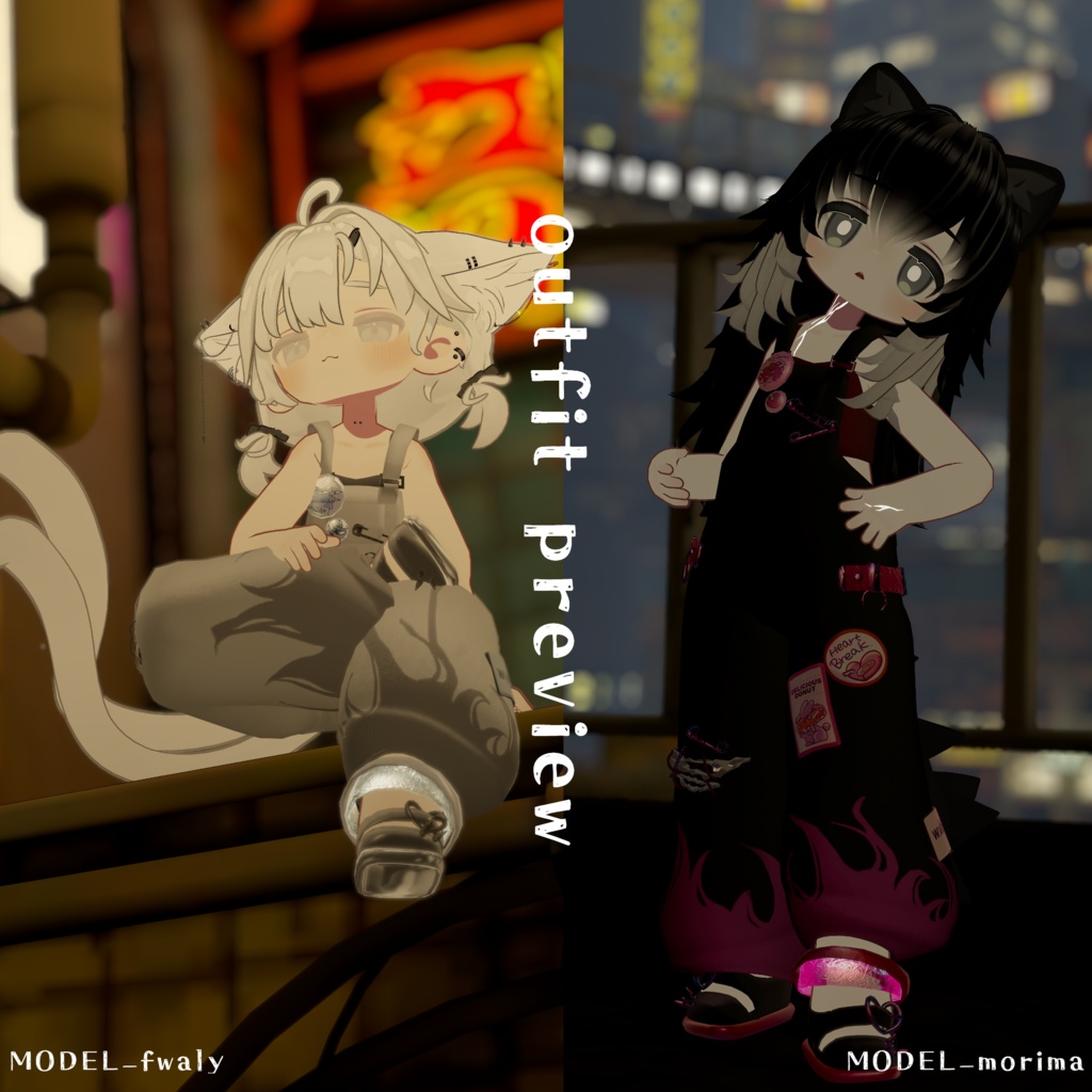 【キプフェル&まめひなた対応】Punk Nyan Gear