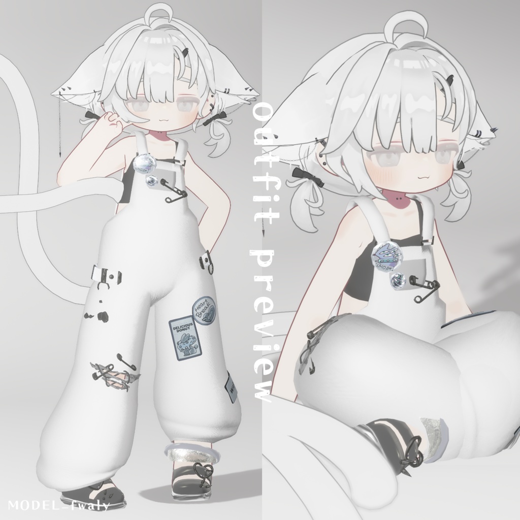 【キプフェル&まめひなた対応】Punk Nyan Gear