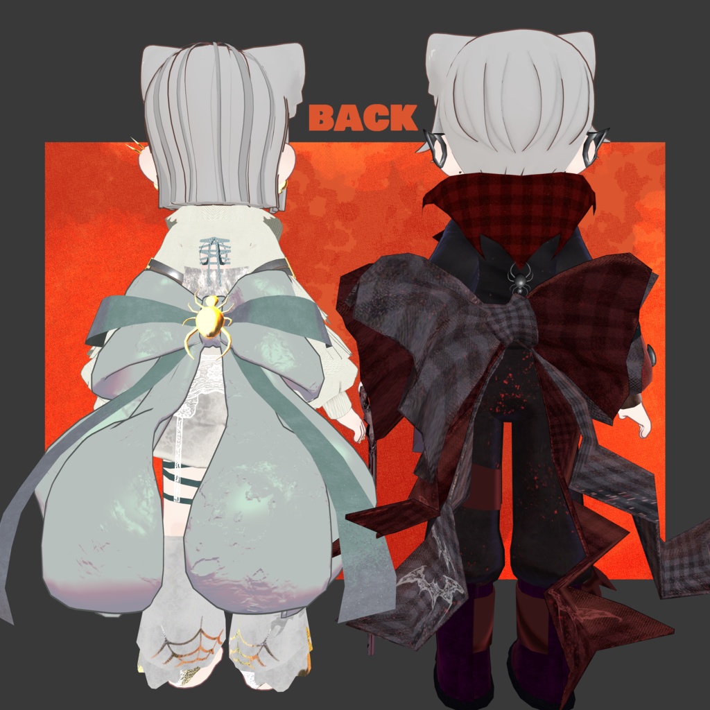 【キプフェル/まめひなた/コロネ対応】"Les Enfants Maudits"【ハロウィン衣装】