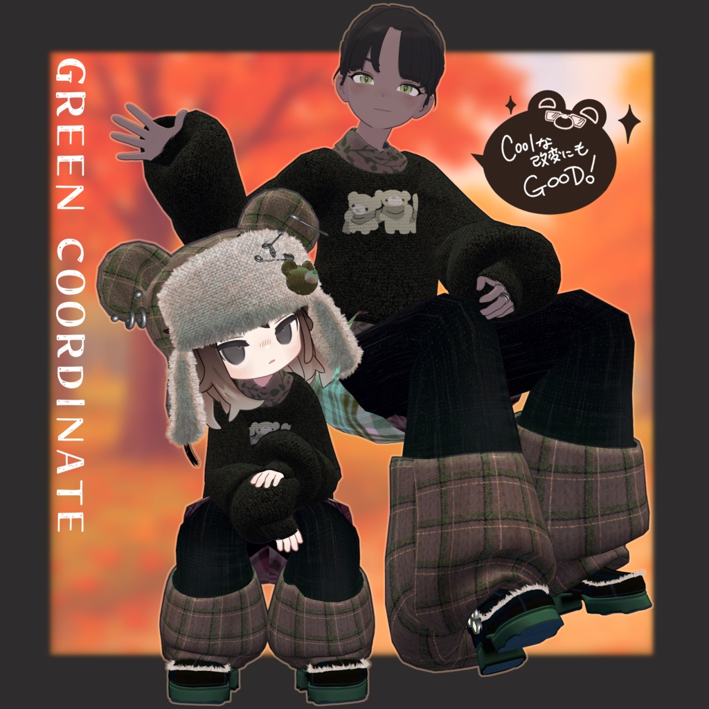 BEARBEARKUMA!【まめふれんず/lapwing対応】