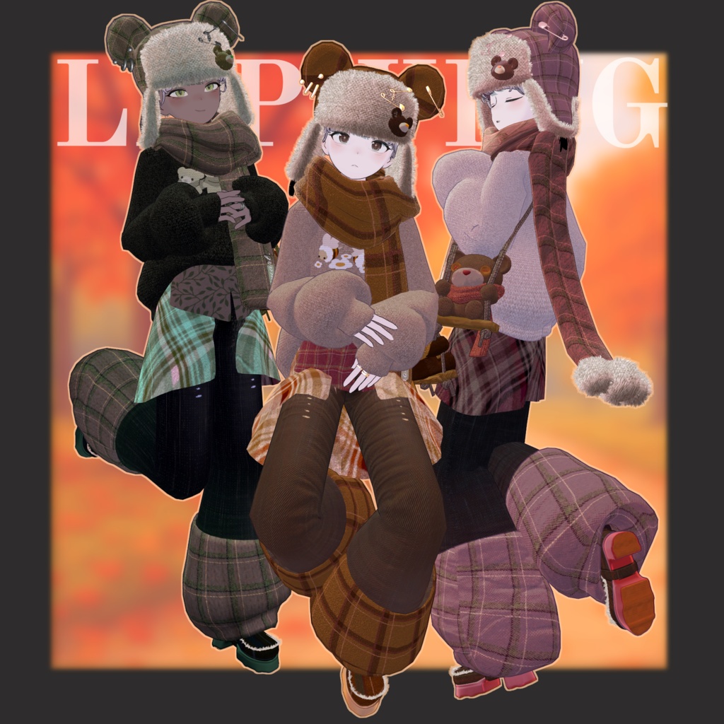 BEARBEARKUMA!【まめふれんず/lapwing対応】