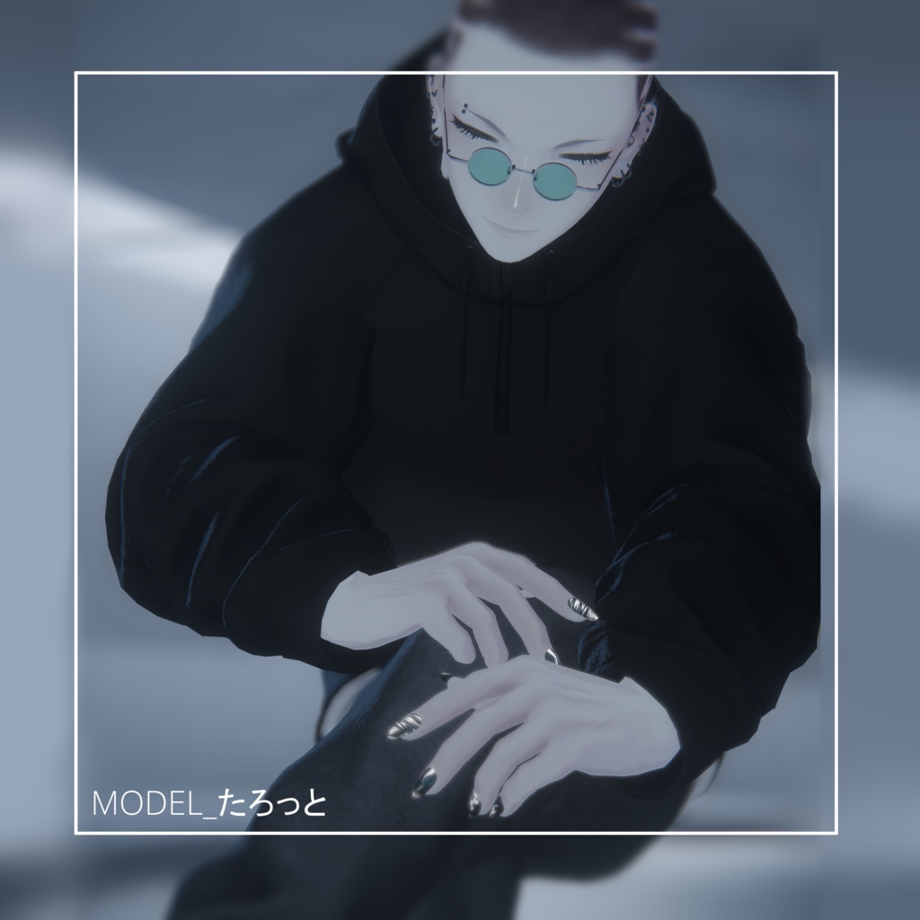 【珍飯亭共通素体対応】NobleVeil Nail【ロング/ショートネイルセット】