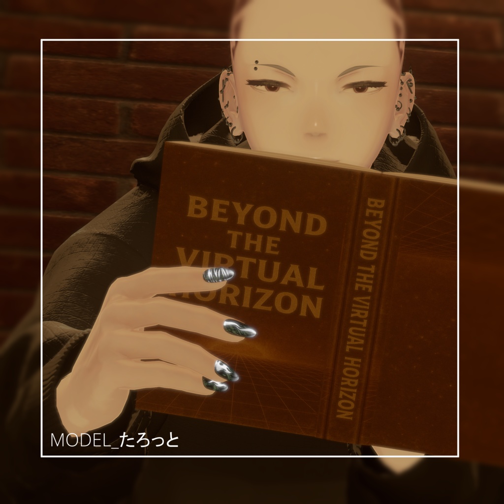 【珍飯亭共通素体対応】NobleVeil Nail【ロング/ショートネイルセット】