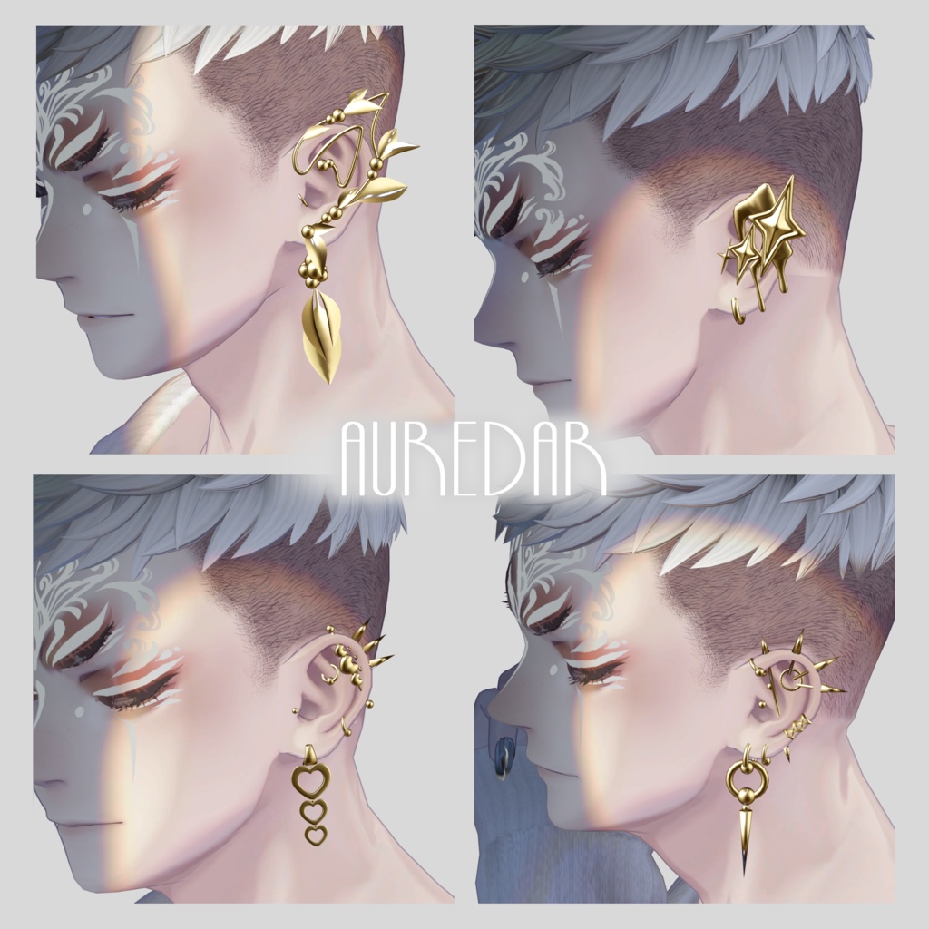 【サルヴァダルシャ専用】AUREDAR【ピアス4点セット】