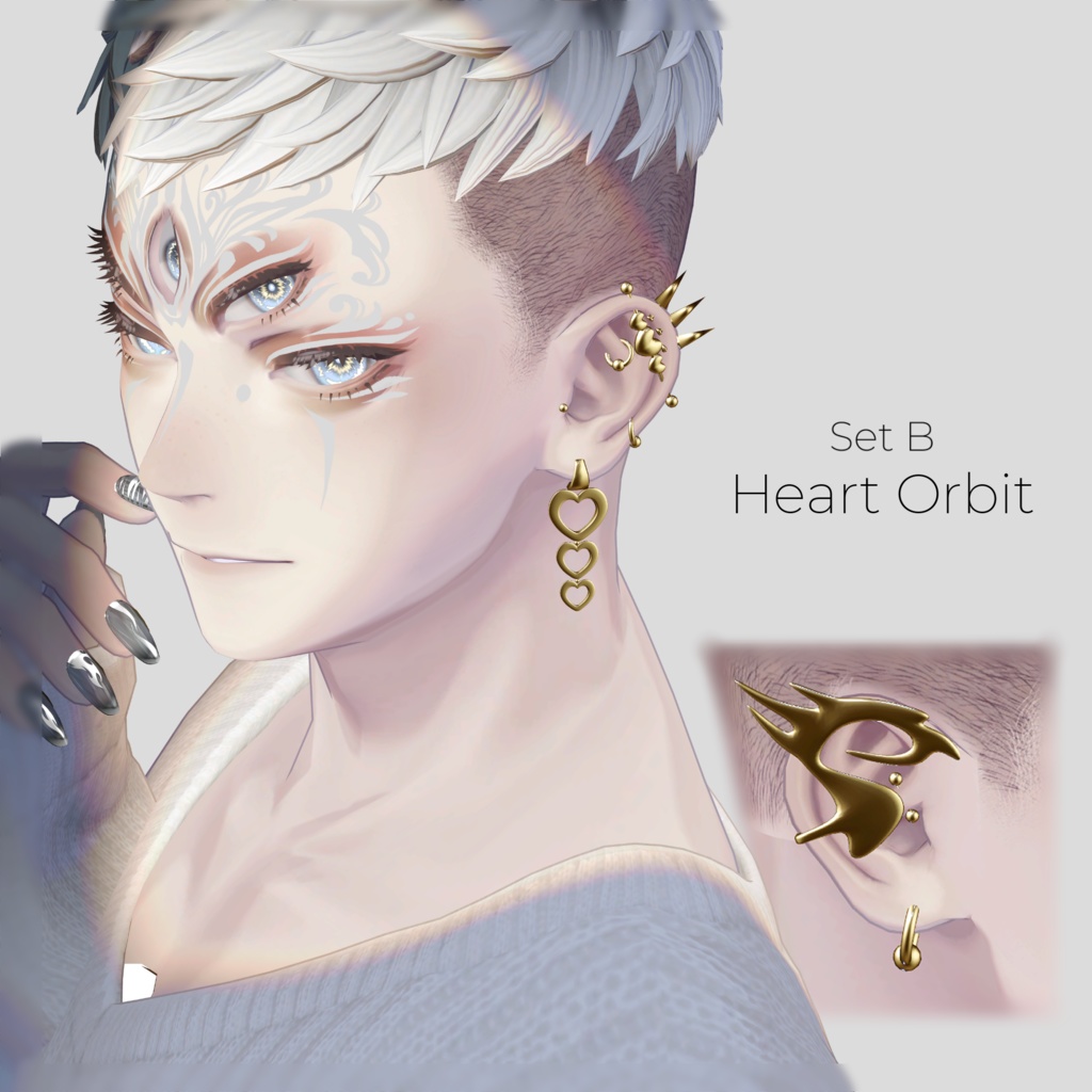 【サルヴァダルシャ専用】AUREDAR【ピアス4点セット】