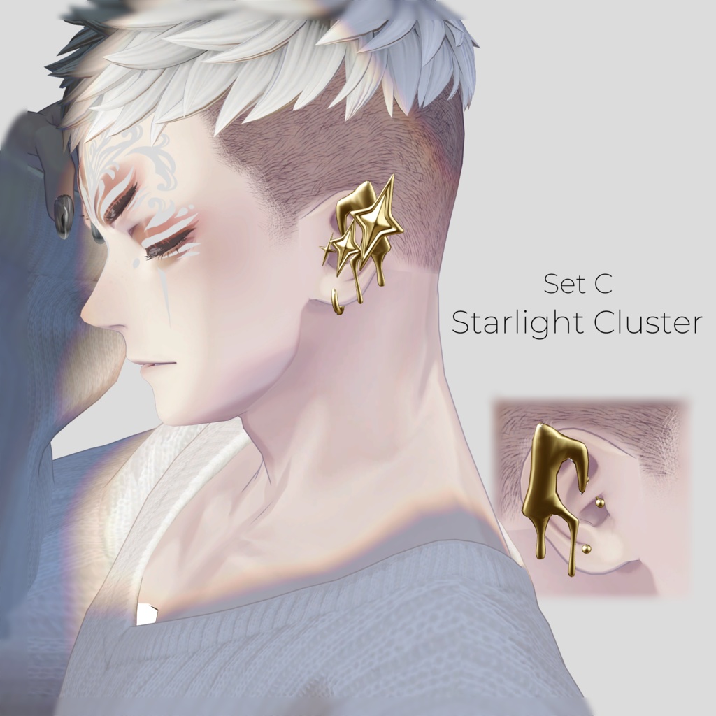 【サルヴァダルシャ専用】AUREDAR【ピアス4点セット】