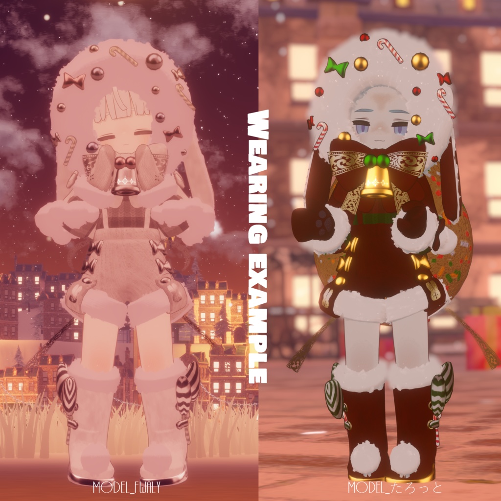 【!販売記念SALE中!】CHRISTMASBUNNY【まめふれんず対応】