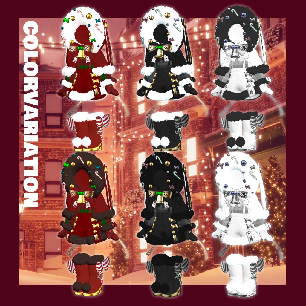 【!販売記念SALE中!】CHRISTMASBUNNY【まめふれんず対応】