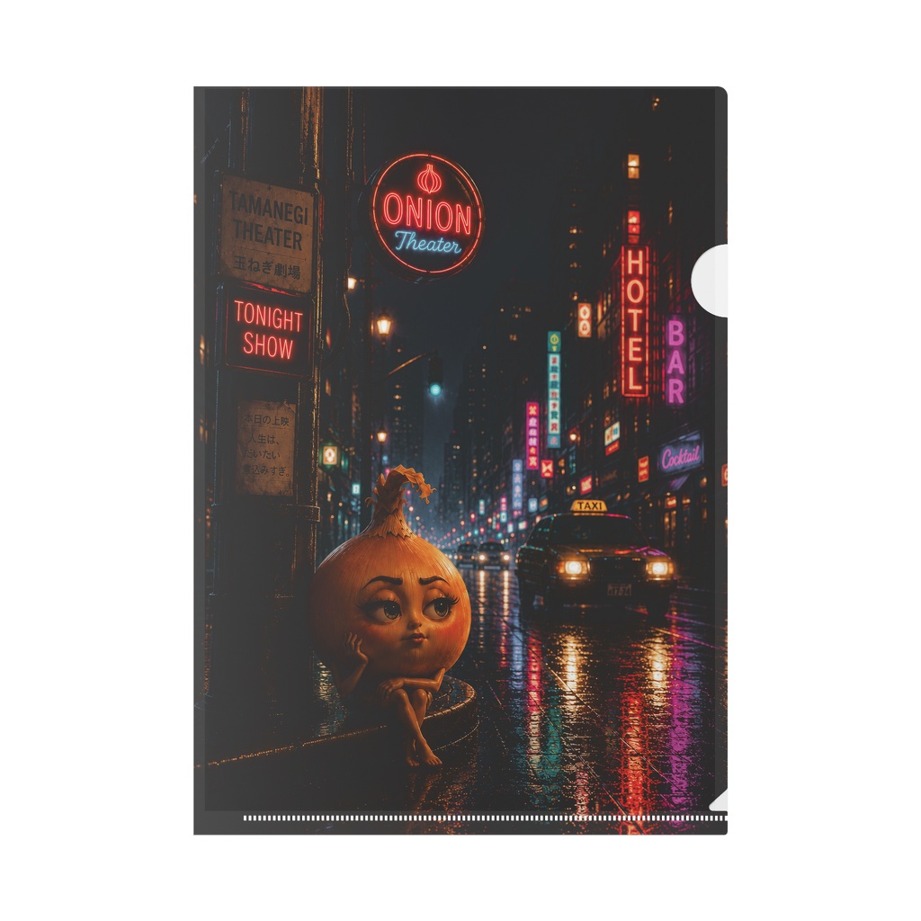 玉ねぎ劇場 | タクシー待ちの夜(クリアファイル)