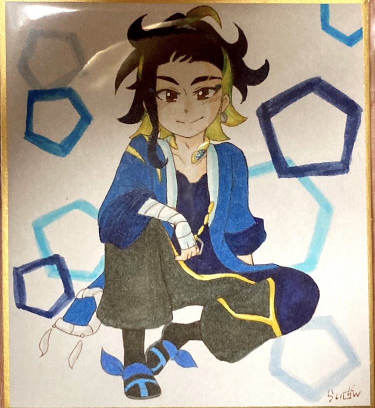 アナログ色紙