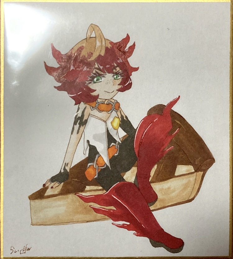 アナログ色紙
