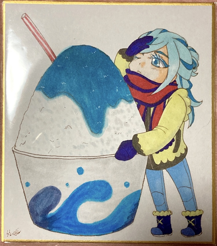 アナログ色紙