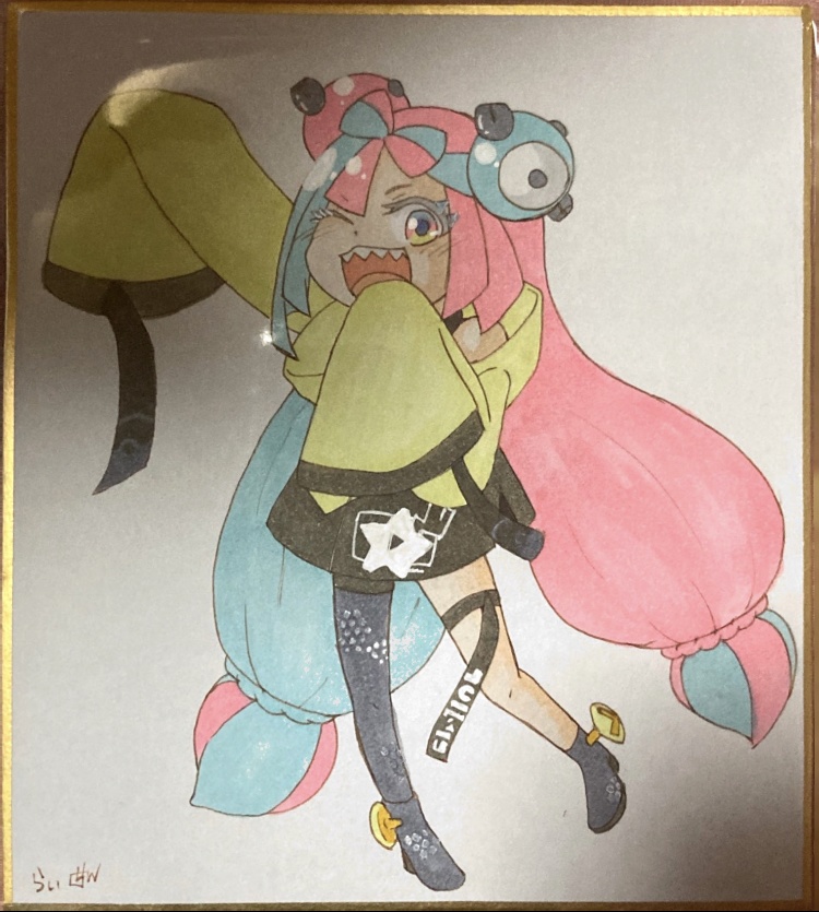 アナログ色紙