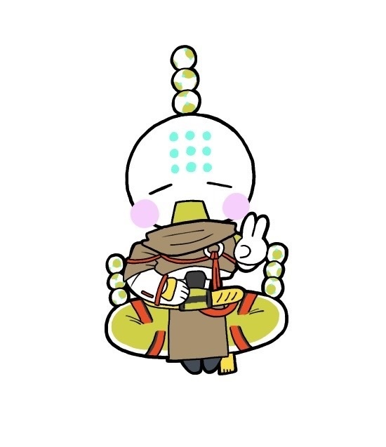 ゼニヤッタ師匠のミニミニアクリルキーホルダー(ピース)
