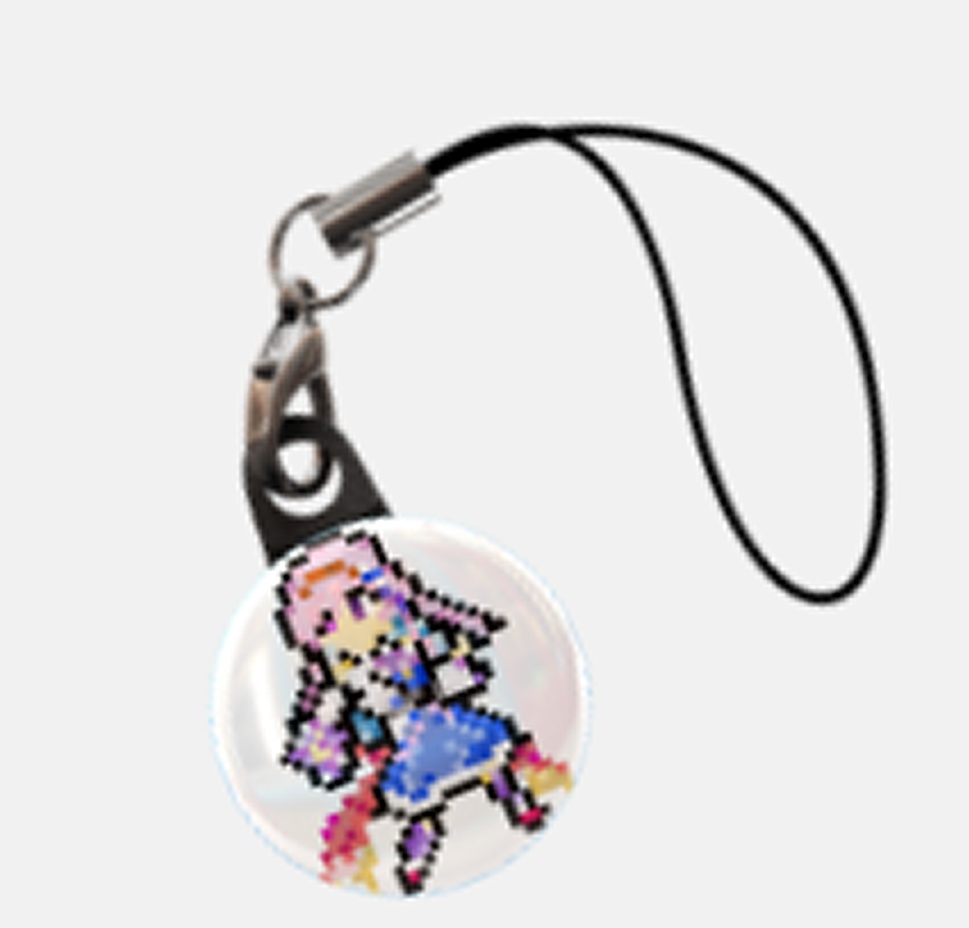 木乃華サクヤ　35×35サイズ ピクセルアートストラップ