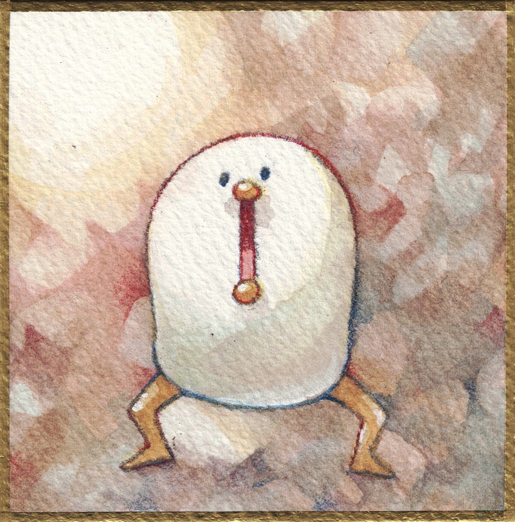 豆式紙原画【光】【おばけかな?】【走れー】【風船】