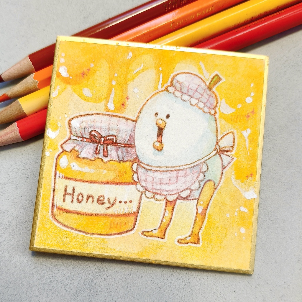 豆式紙原画【はちみつ】