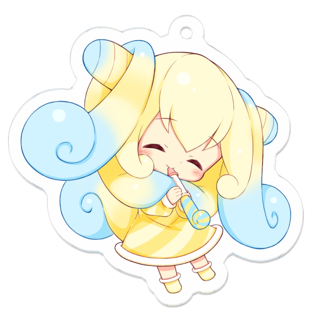 ふきもどしさん（擬人化さん２頭身）アクキー