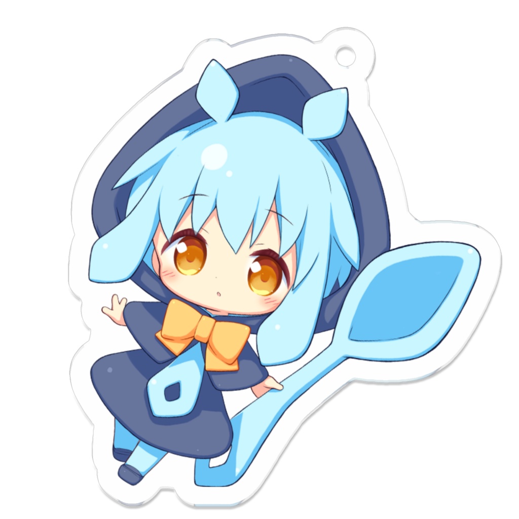 スプーンさん(擬人化さん2頭身)アクキー