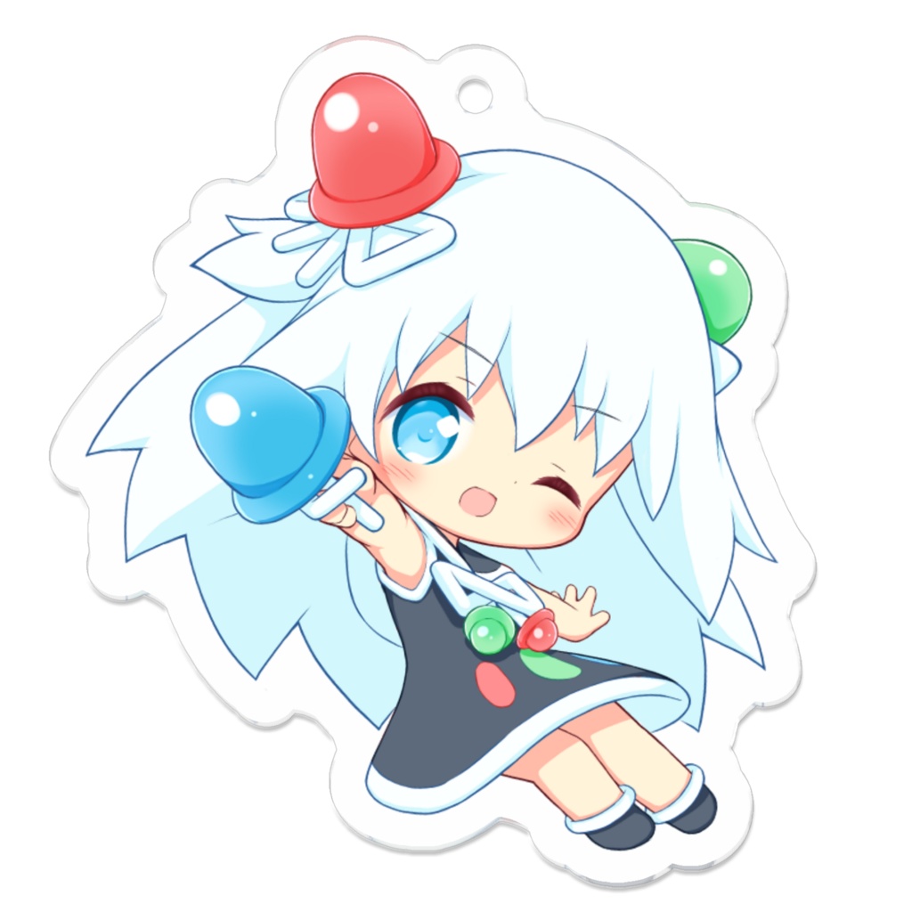 LEDさん(擬人化さん2頭身)アクキー