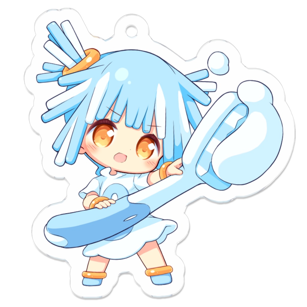 歯ブラシさん（擬人化さん２頭身）アクキー