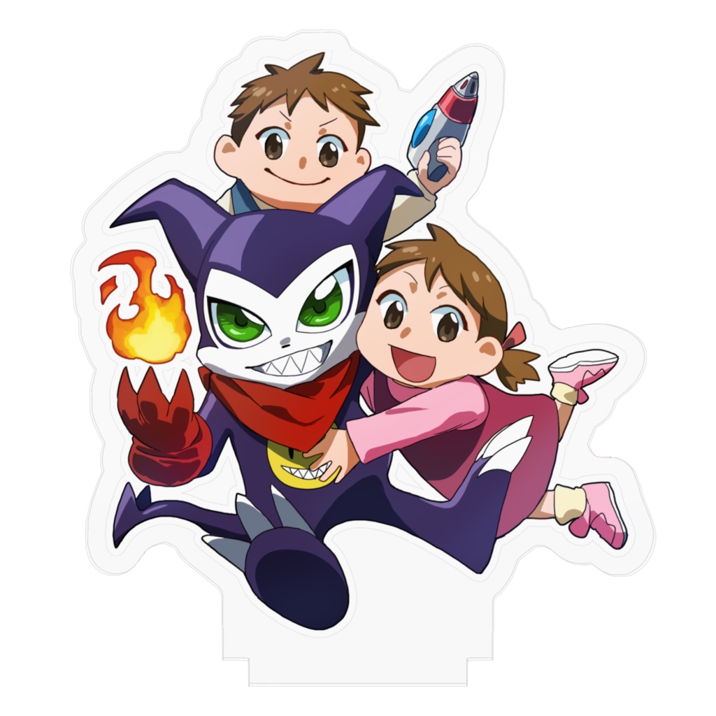 デジモン インプモン/アイ/マコ アクスタ