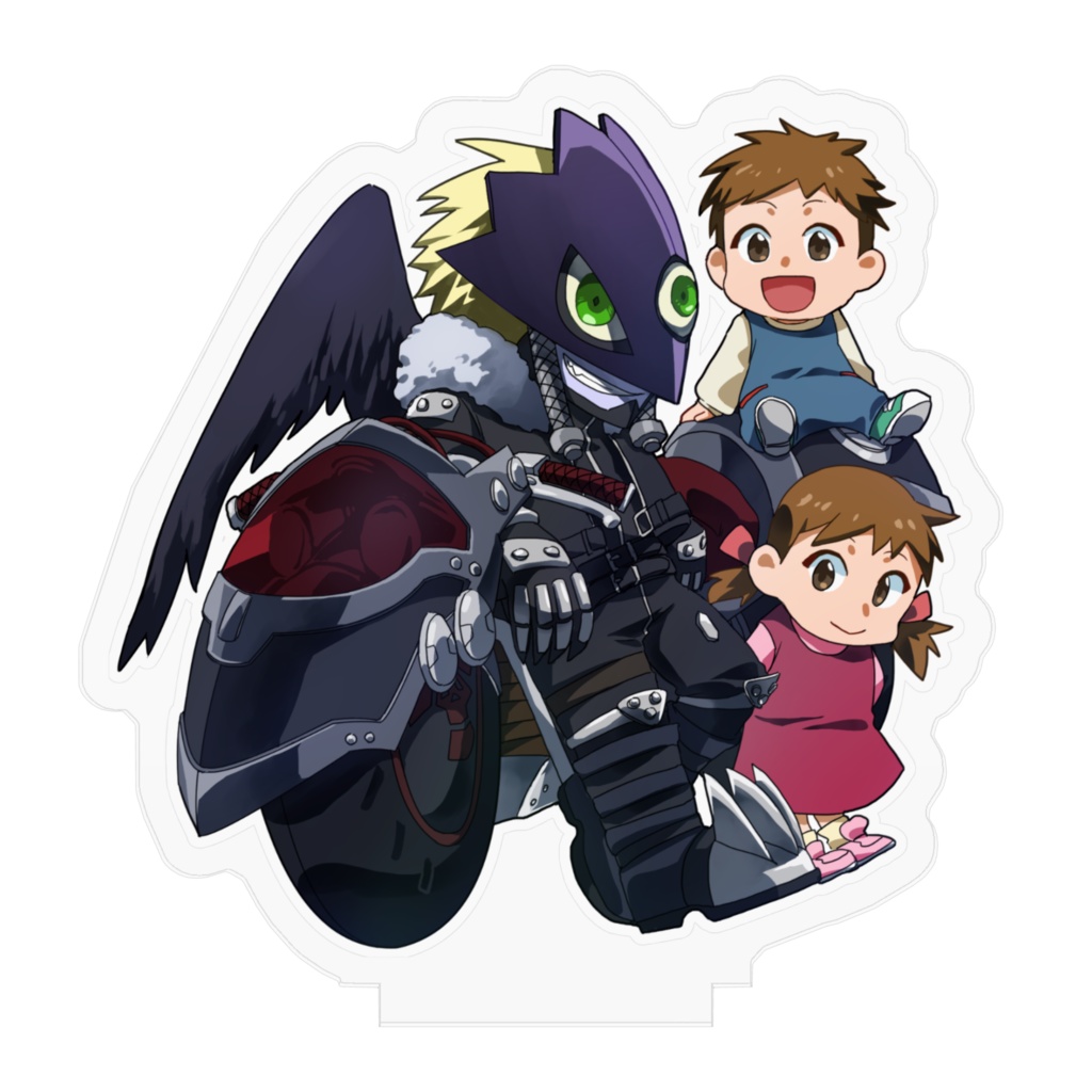 デジモン ベルゼブモン/アイ/マコ アクスタ