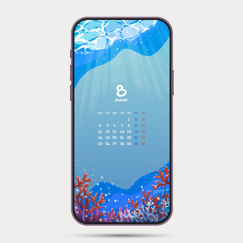 LUCKY壁紙スマホ用*くじら