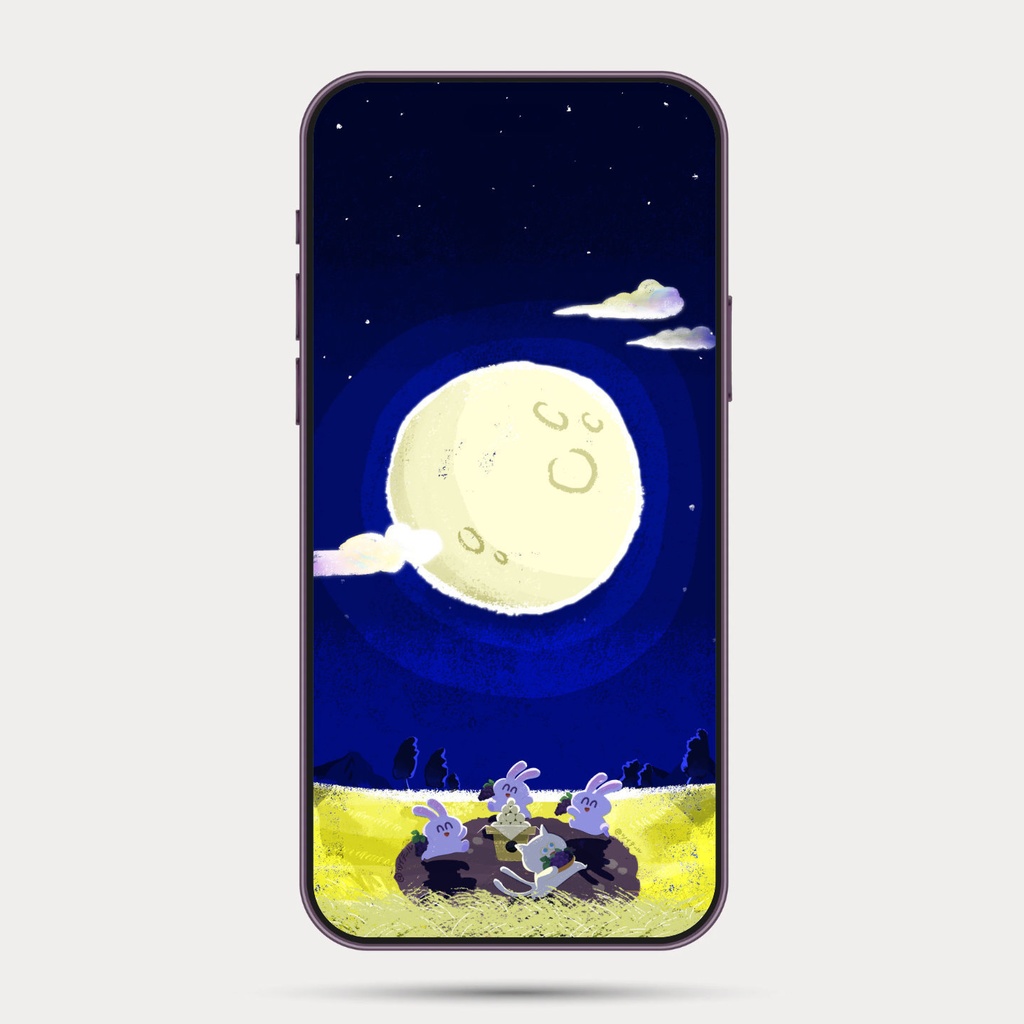 LUCKY壁紙スマホ用*お月見