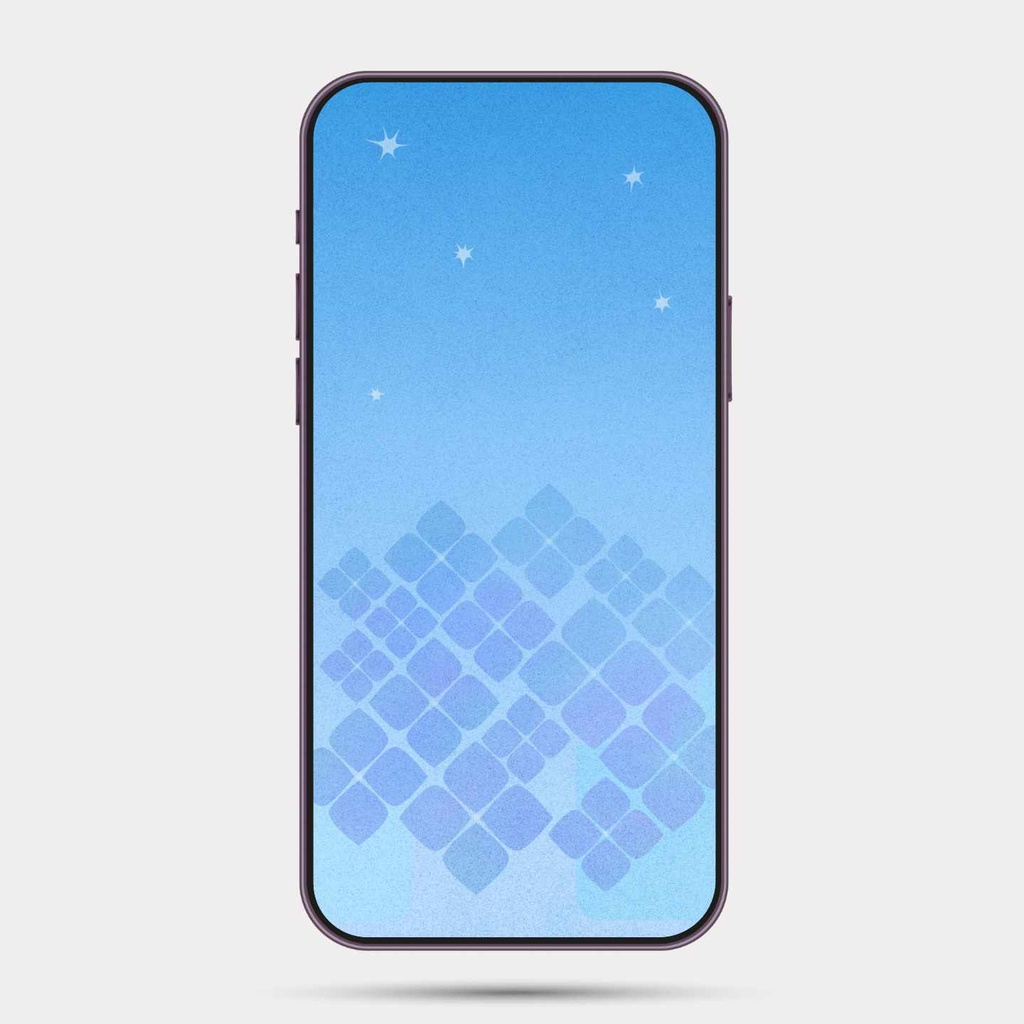LUCKY壁紙スマホ用*虹と紫陽花【無料DL】