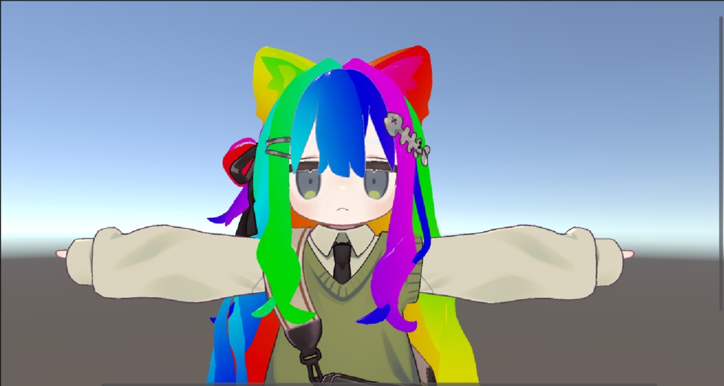 【VRChatマテリアル】動く！レインボーマテリアル