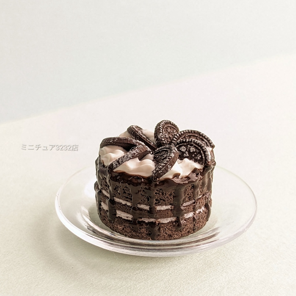 ミニチュアケーキ チョコレートドリップケーキ