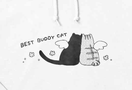 【パーカー】あいぼうねこパーカー