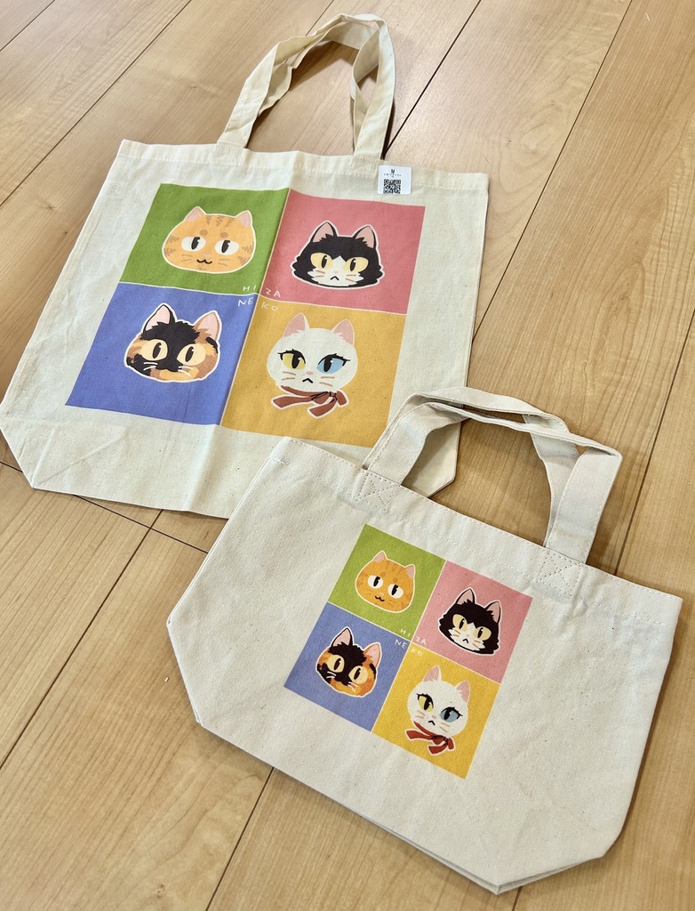 【エコバッグ】4にゃんズエコバッグ