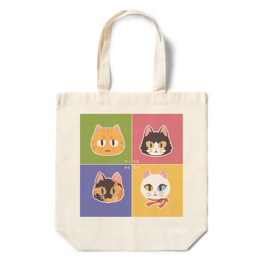 【エコバッグ】４にゃんズエコバッグ
