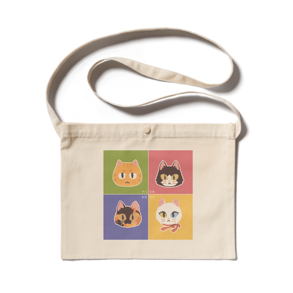 【サコッシュ】４にゃんズサコッシュ