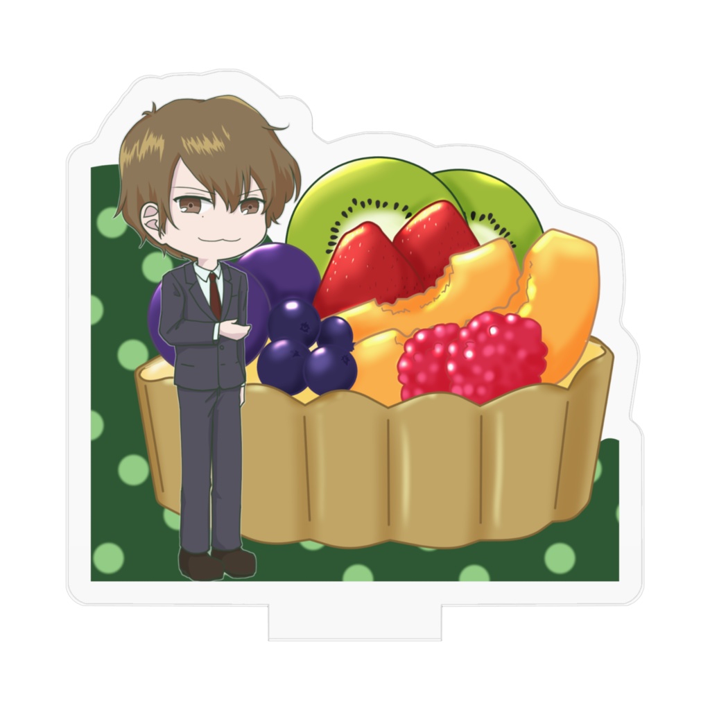 『ねとおぼ』+スイーツ アクリルフィギュア【ケイスケ】