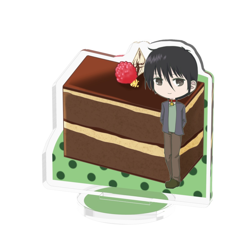 『ねとおぼ』+スイーツ アクリルフィギュア【トモヒサ】